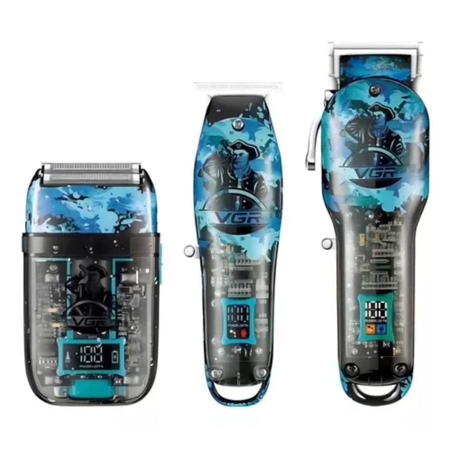 Combo 3 En 1 Vgr Peluquera + Patillera